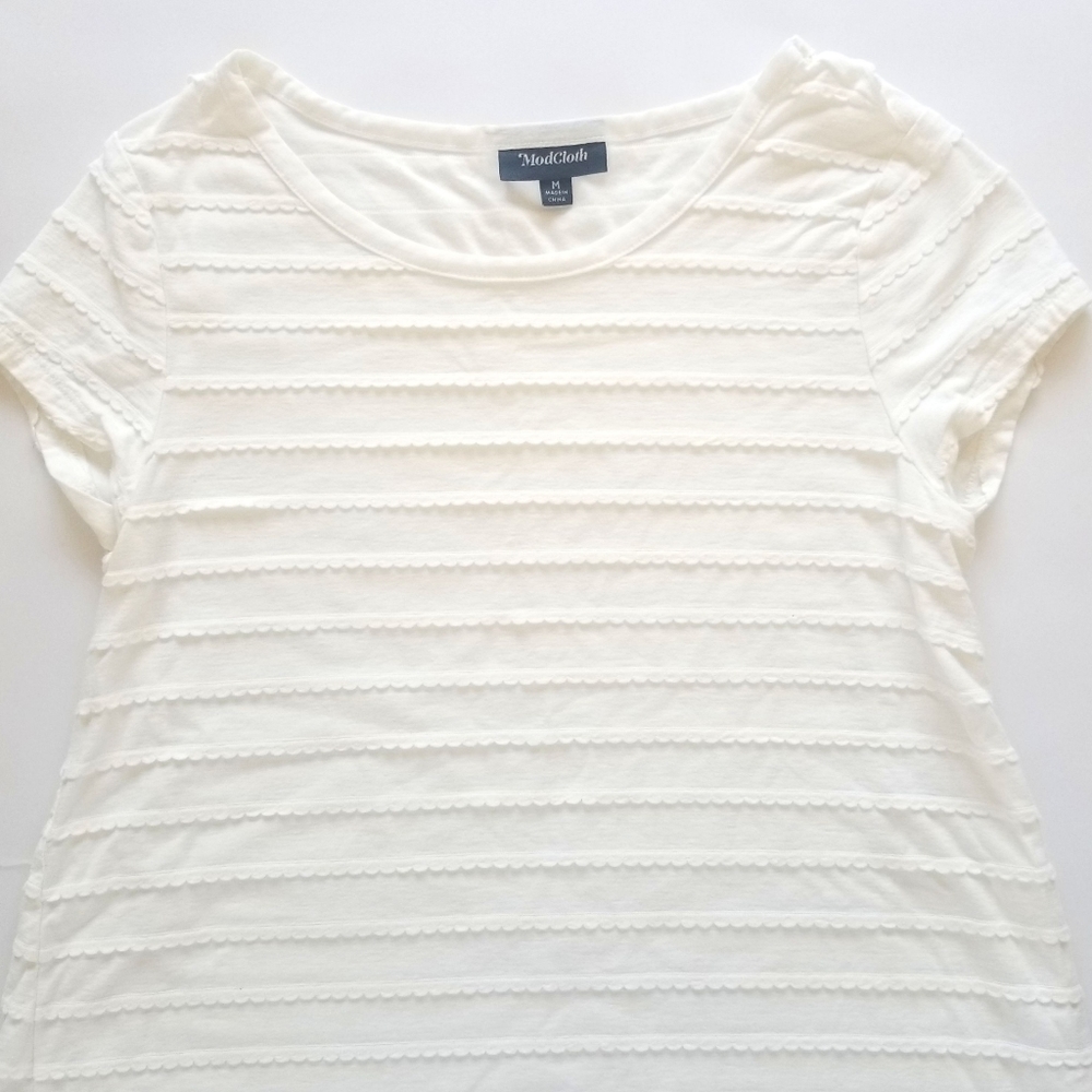 Modcloth Tee with Tiny Ruffles